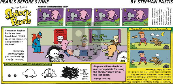 Pearls Before Swine on Sunday April 24, 2016 Comic Strip