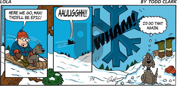 Lola on Sunday January 5, 2020 Comic Strip