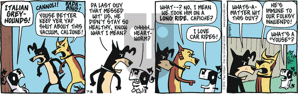 Pooch Cafe on Monday July 8, 2013 Comic Strip