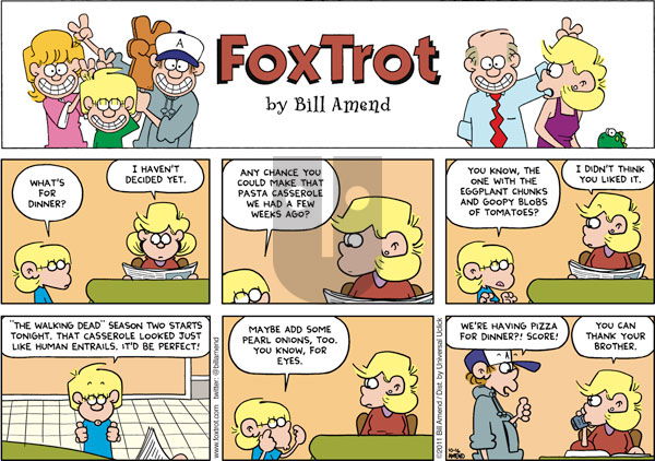 FoxTrot - Sunday October 16, 2011 Comic Strip