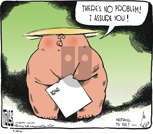 Tom Toles on Wednesday September 28, 2016 Comic Strip