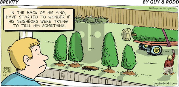 Brevity on Sunday July 5, 2009 Comic Strip
