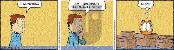 Garfield on Saturday April 12, 2025 Comic Strip