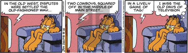 Garfield on Thursday September 16, 2010 Comic Strip