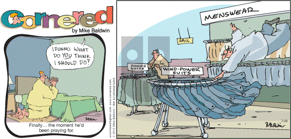 Cornered - Sunday July 22, 2012 Comic Strip