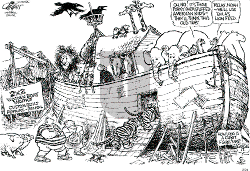 Pat Oliphant on Wednesday February 24, 2010 Comic Strip