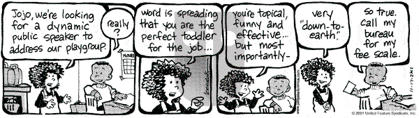 JumpStart on Saturday November 17, 2001 Comic Strip