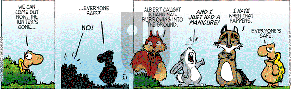Over the Hedge on Saturday November 21, 2015 Comic Strip