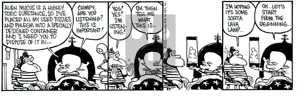 Monty on Tuesday January 22, 2002 Comic Strip