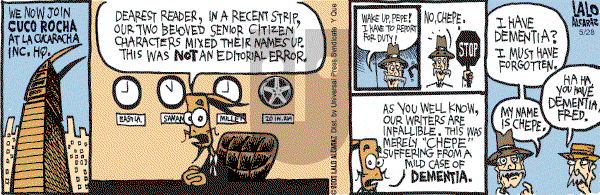 La Cucaracha on Saturday May 28, 2005 Comic Strip