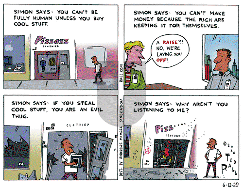 Ted Rall on Friday June 12, 2020 Comic Strip