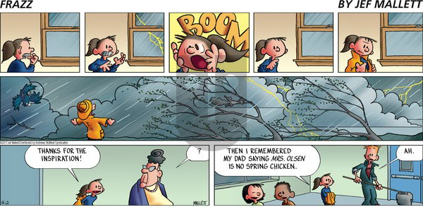 Frazz on Sunday April 2, 2017 Comic Strip