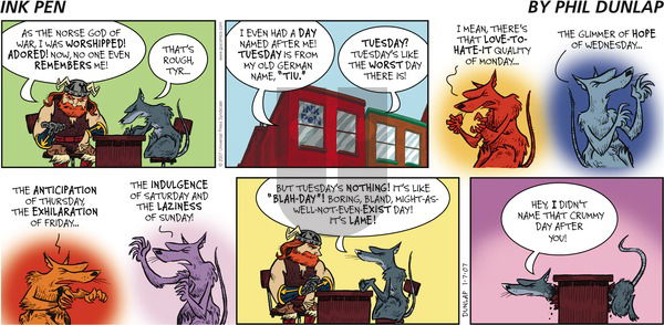 Ink Pen on Sunday January 7, 2007 Comic Strip