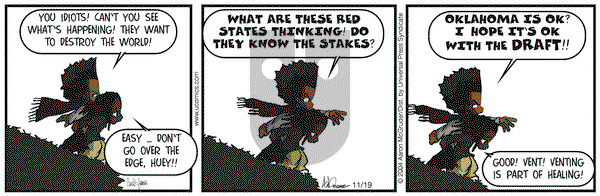 The Boondocks on Friday November 19, 2004 Comic Strip