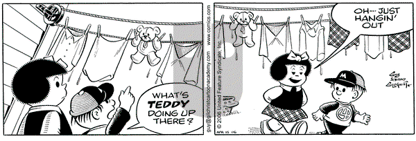 Nancy on Saturday April 15, 2006 Comic Strip