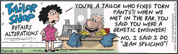Frank and Ernest on Tuesday October 15, 2013 Comic Strip