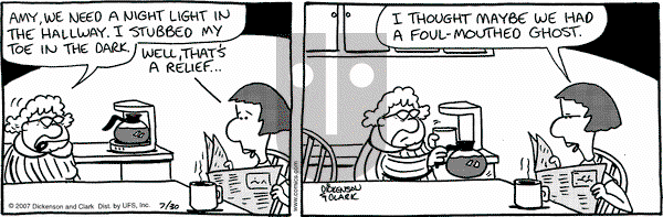 Lola on Monday July 30, 2007 Comic Strip