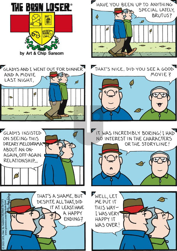 The Born Loser - Sunday November 21, 2021 Comic Strip