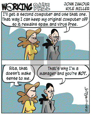 Working Daze - Friday February 4, 2005 Comic Strip