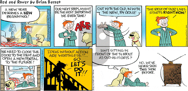 Red and Rover on Sunday January 6, 2008 Comic Strip