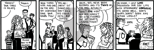 Clear Blue Water on Saturday August 7, 2004 Comic Strip