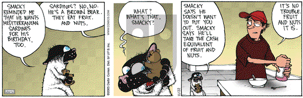 Get Fuzzy on Tuesday November 22, 2005 Comic Strip