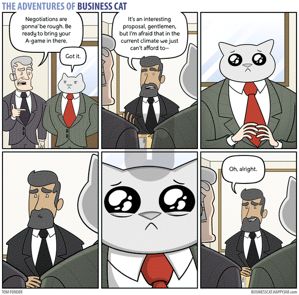The Adventures of Business Cat on Monday December 26, 2016 Comic Strip