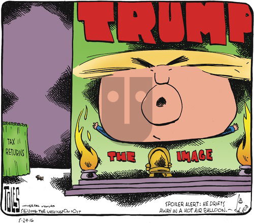 Tom Toles on Sunday May 29, 2016 Comic Strip