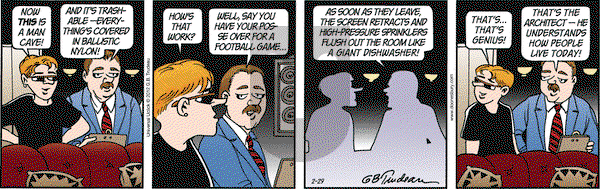 Doonesbury on Wednesday February 29, 2012 Comic Strip