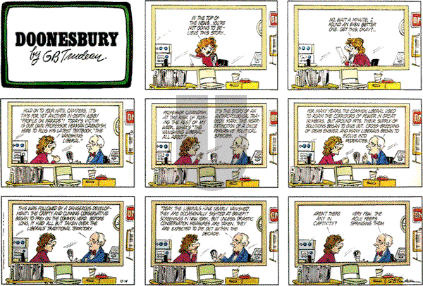 Doonesbury on Sunday December 14, 1980 Comic Strip