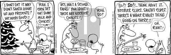 The Duplex on Thursday December 25, 1997 Comic Strip
