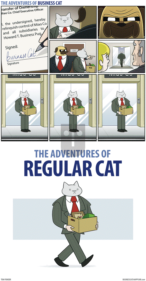 The Adventures of Business Cat on Thursday August 12, 2021 Comic Strip