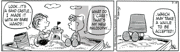 Peanuts on Friday July 10, 1992 Comic Strip