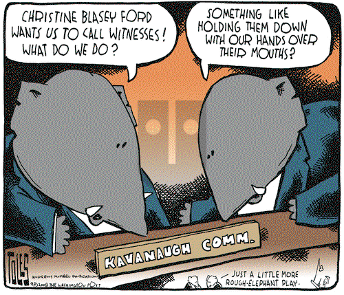 Tom Toles on Thursday September 20, 2018 Comic Strip
