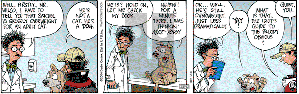 Get Fuzzy on Wednesday October 18, 2006 Comic Strip