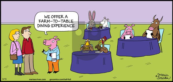 Half Full - Sunday March 15, 2015 Comic Strip