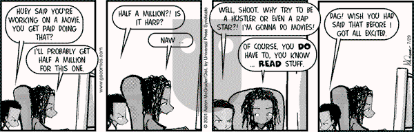 The Boondocks on Saturday March 1, 2014 Comic Strip