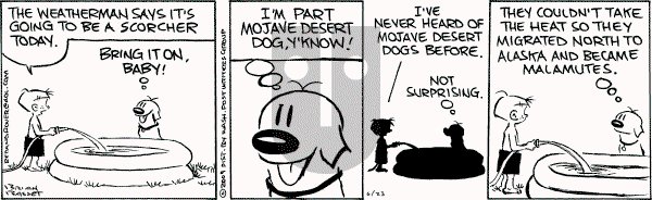 Red and Rover on Tuesday June 23, 2009 Comic Strip