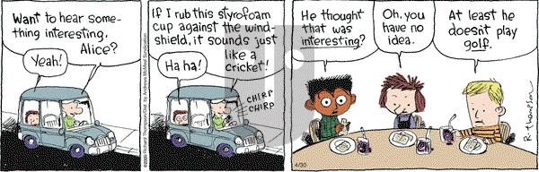 Cul de Sac on Tuesday April 30, 2019 Comic Strip