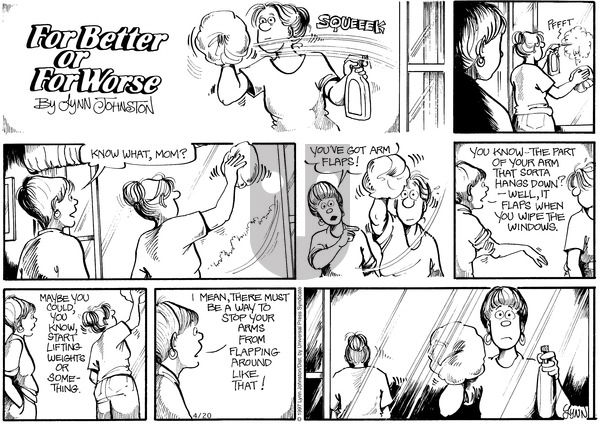 For Better or For Worse on Sunday April 20, 1997 Comic Strip
