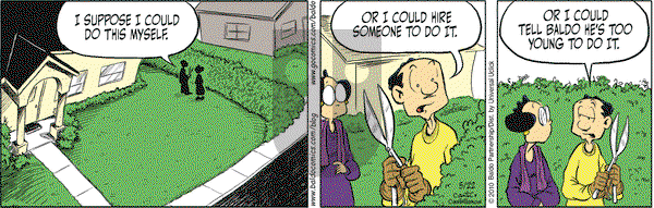 Baldo on Saturday May 22, 2010 Comic Strip