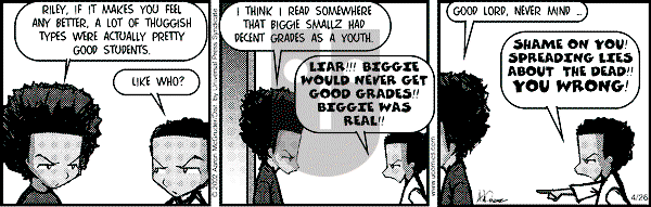 The Boondocks on Friday November 27, 2009 Comic Strip