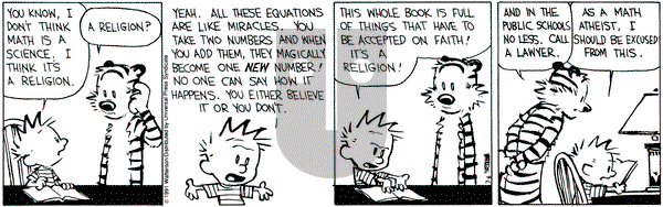 Calvin and Hobbes on Wednesday March 6, 1991 Comic Strip