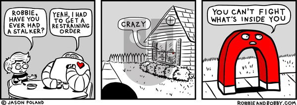 Robbie and Bobby on Monday April 7, 2025 Comic Strip