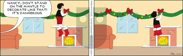 Nancy - Thursday December 1, 2022 Comic Strip