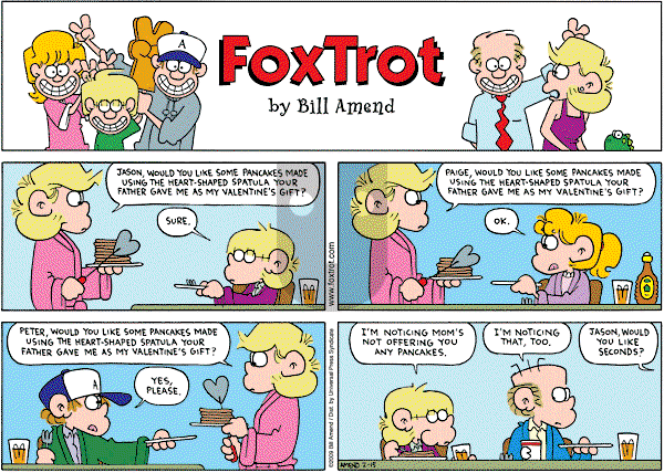 FoxTrot on Sunday February 15, 2009 Comic Strip
