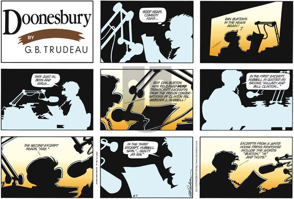 Doonesbury on Sunday June 7, 1998 Comic Strip