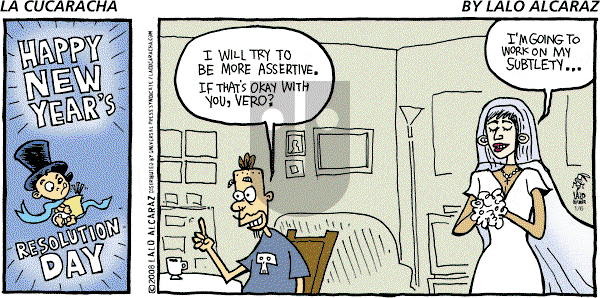 La Cucaracha on Sunday January 6, 2008 Comic Strip