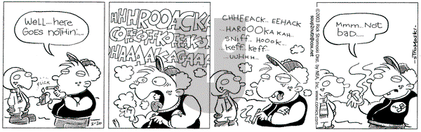 Soup to Nutz - Old on Thursday February 20, 2003 Comic Strip