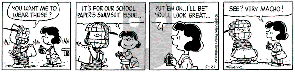 Peanuts on Tuesday May 27, 1986 Comic Strip